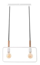 Závěsné svítidlo Frame bílé moderní do obýváku a jídelny dřevěné CANDELLUX