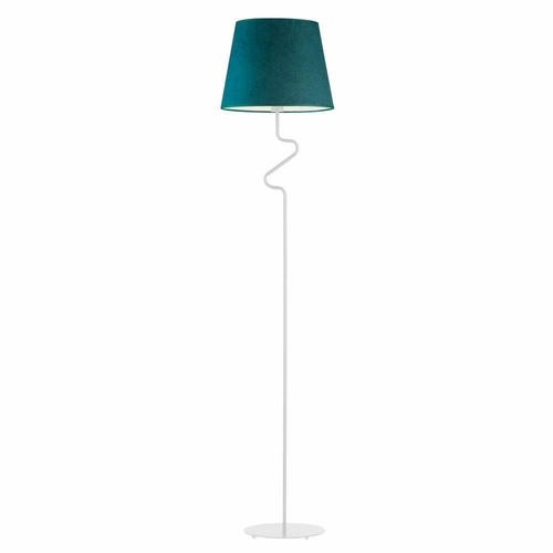 Podlahová lampa FOGO bílá zelená