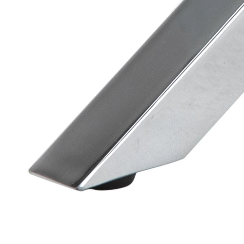 Kulatý konferenční stolek Heaven skleněný chromovaný moderní do obýváku Actona 82 cm