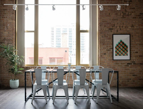 Kovová židle Paris bílá D2.DESIGN do jídelny a kuchyně moderní