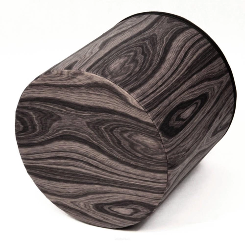 Kulatý taburet Dark Oak Intesi moderní čalouněný do obýváku a ložnice multicolor 40 cm