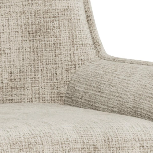 Barová židle Eddie béžová otočná s područkami výškově nastavitelná do kuchyně