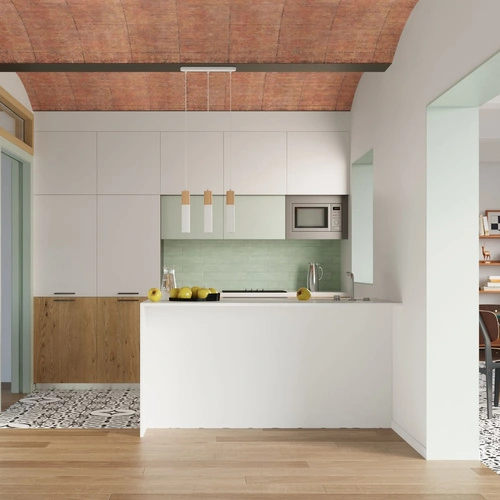 Závěsné svítidlo Pablo 2 bílé dřevěné moderní do obývacího pokoje, kuchyně nebo nad ostrůvek