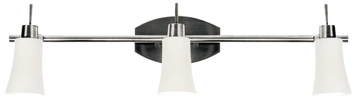 Moderní skleněné stropní svítidlo Kroton 3ramenné bílé do obýváku a ložnice