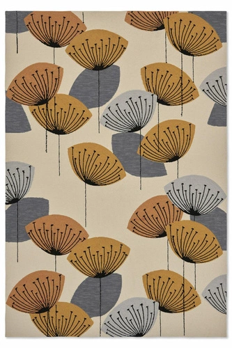 Venkovní koberec na zahradu a terasu Dandelion Clocks okrový 140x200 moderní Sanderson