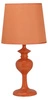 Noční lampička do ložnice Berkane oranžová moderní se stínidlem CANDELLUX LIGHTING