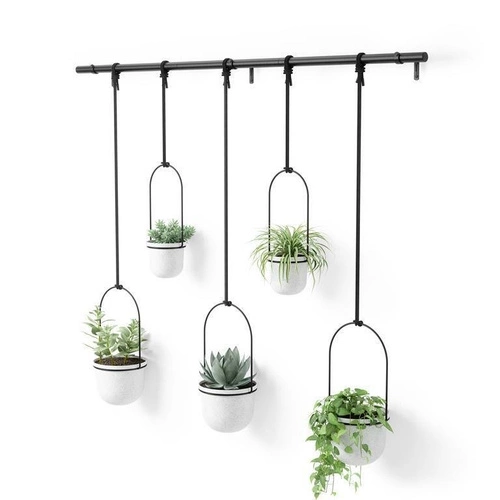 Závěsný květináč Triflora Umbra moderní sada květináčů na bylinky do bytu 95 cm