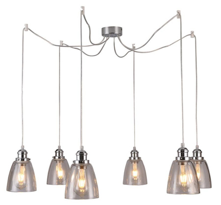  Závěsné svítidlo Voice 6x40W E27 chrom