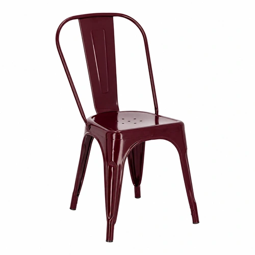 Kovová židle Paris retro do jídelny nebo kuchyně, stohovatelná, na míru barva D2.DESIGN