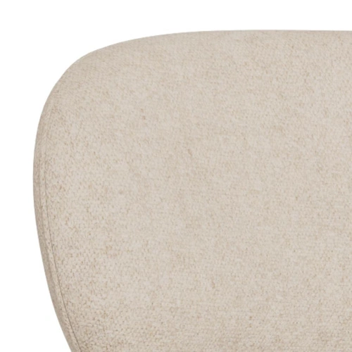 Židle Lyric béžová čalouněná do jídelny na chromovaných nohách