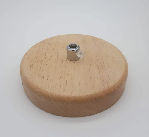 Stropní svítidlo Nordic Woody bílá dřevěná 35 cm nastavitelná do obýváku nad stůl