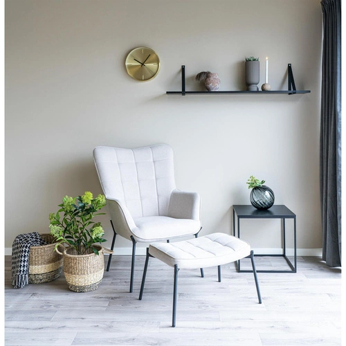 Nástěnné hodiny glamour Istanbul Intesi zlaté tiché do obýváku nebo kuchyně kovové 30 cm