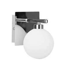 Stropní lampa Oden chrom 1x40W G9 difuzor bílý