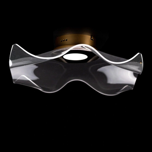 LED stropní svítidlo Velo no.2 moderní zlaté kulaté 50 cm do obýváku a ložnice ALTAVOLA DESIGN