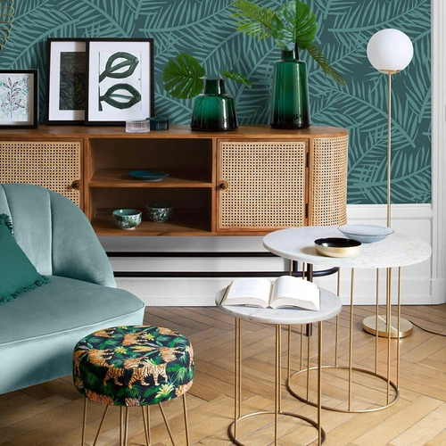 Stojací lampa Dris zlatá moderní kovová do obýváku a ložnice Atmosphera 135 cm