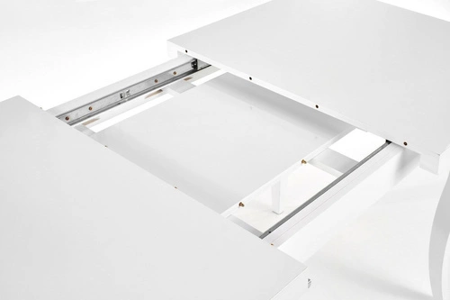 Rozkládací jídelní stůl Princess bílý glamour 140–180 cm moderní MDF deska dřevo