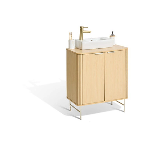 Koupelnová skříňka Liora 70 cm béžová pod umyvadlo skandinávský styl 5five simply smart