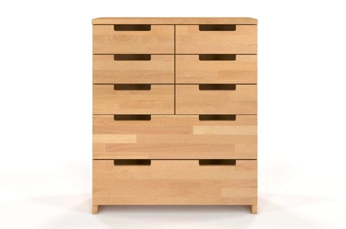 Komoda Spectrum 8 skandinávská buková se zásuvkami 100 cm do obýváku SKANDICA