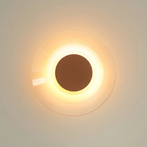Nástěnné svítidlo ASTRO mocca LED moderní do obývacího pokoje 28 cm
