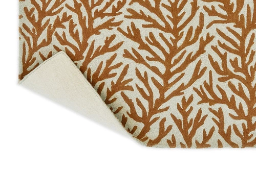 Vlněný koberec Atoll Auburn Stone 200x280 cm boho do obýváku ručně tkaný snadné čištění