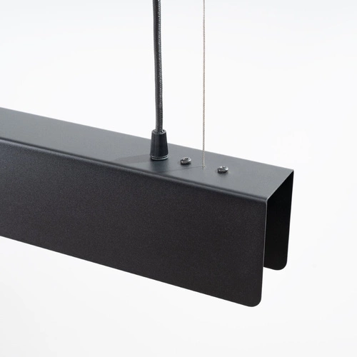 Závěsné svítidlo SPARK černé moderní ocelové nastavitelné do obýváku kuchyně jídelny