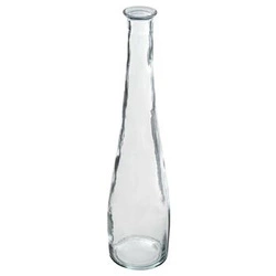 Skleněná váza Long 79 cm průhledná moderní vysoká dekorativní do obýváku