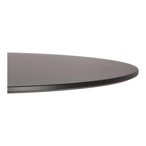 Kulatý jídelní stůl 90 cm Simplet Skinny Black černý moderní na jedné noze do jídelny a kuchyně