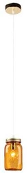Moderní závěsné svítidlo Jars oranžové skleněné do obýváku a ložnice, nastavitelné