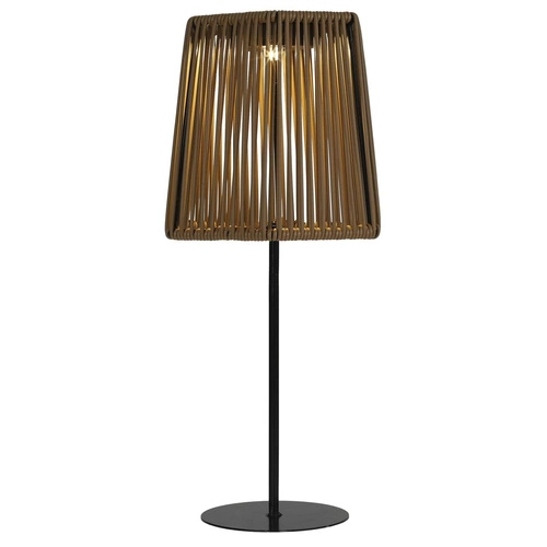 Solární LED noční lampa Merrill béžová klasická na terasu Intesi odolná proti dešti 40 cm