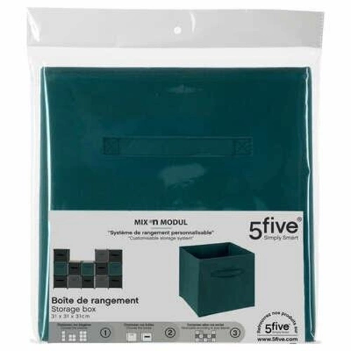 Box / Krabice do regálu petrolejová 31x31x31cm