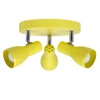 Stropní svítidlo Picardo hořčicově žluté moderní kovové do obýváku a kuchyně nastavitelné 29 cm