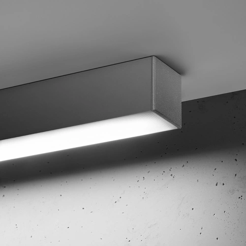 Stropní LED svítidlo Pinne 117 šedé moderní kovové do kuchyně a obýváku Thoro