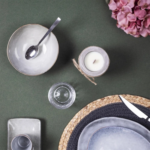 Keramická miska na polévku Laguna M béžová 550 ml boho do kuchyně Intesi