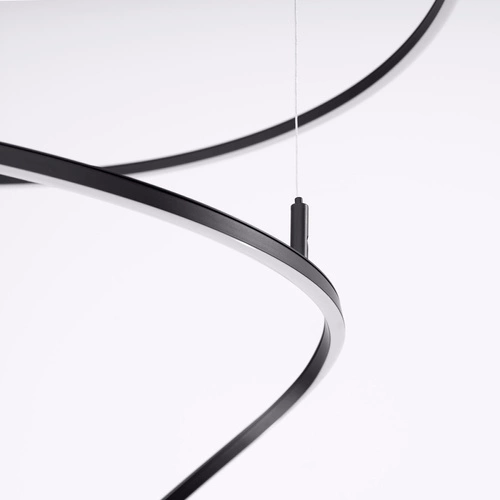 Lustr BJORN černá LED 3000K