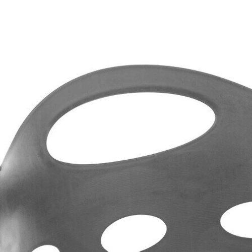 moderní flexibilní kulatý koš na prádlo 60 l šedý do koupelny