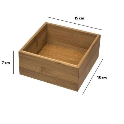Bambusový organizér 15x15x7cm