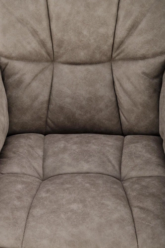 Otočná židle Rolan Intesi čalouněná šedá s područkami do kanceláře a obývacího pokoje