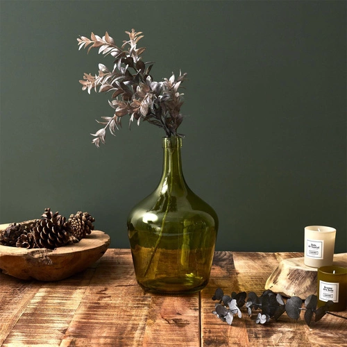 Skleněná váza Lerco Bonbon zelená      