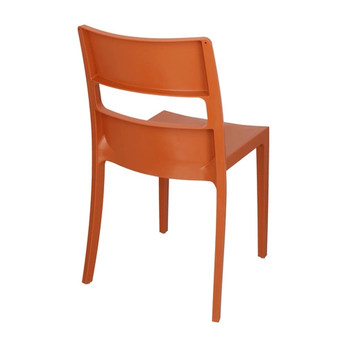 Zahradní stohovatelná plastová židle Sai SCAB Design oranžová na zahradu a do banketové síně