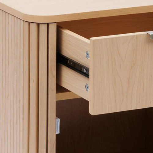 Koupelnová skříňka stojací Liora úzká 45 cm přírodní se zásuvkou moderní 5five simply smart