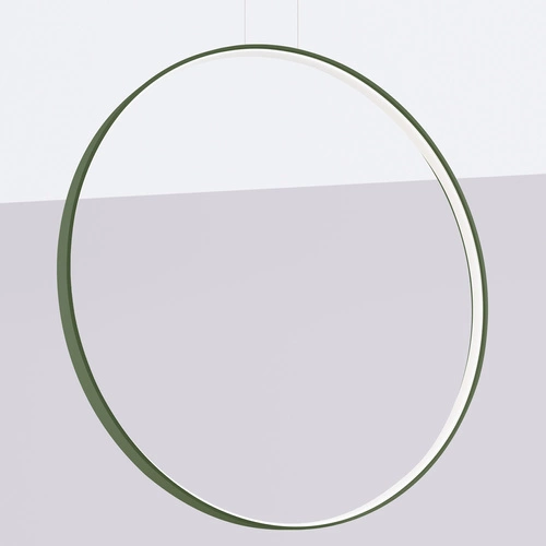 Závěsné LED svítidlo RIO 110 zelená olivová moderní nad jídelní stůl Thoro