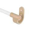 Závěsná tyč Bellwood 107–305 cm přírodní/bílá outlet
