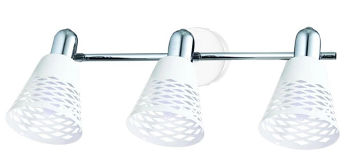 Discovery pásové stropní svítidlo 3x40W E14 chrom/bílá