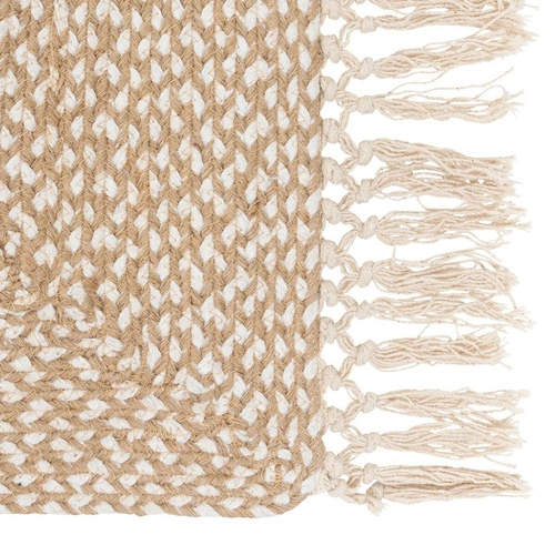 Boho koberec Atmosphera Jyta 200x80 obdélníkový z juty a bavlny do obýváku nebo ložnice