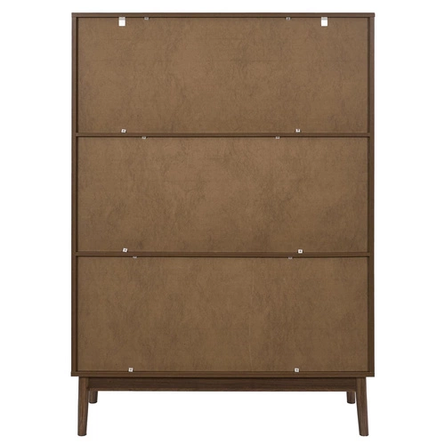 Knihovna se zásuvkami Tiffany, skandinávský ořech, 100 cm Intesi