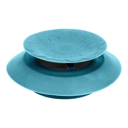 Silikonová zátka do dřezu modrá