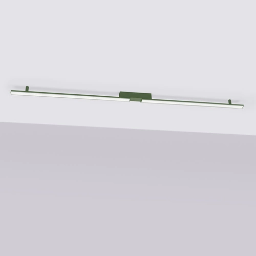 LED stropní svítidlo LAGOM olivově zelené moderní do obýváku a kuchyně 4000K Thoro