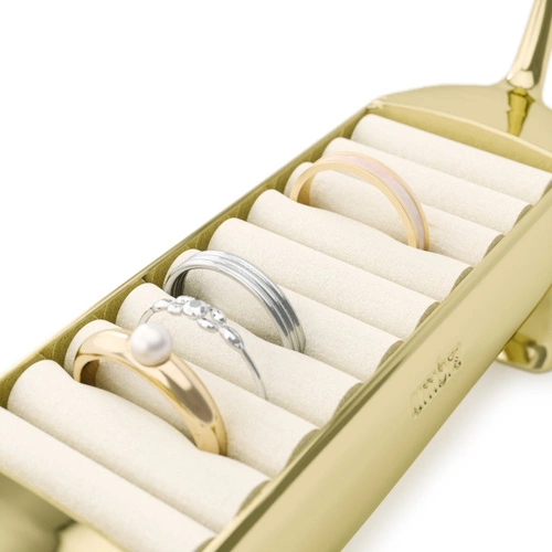 Umbra Dachsie zlatý kovový stojánek na prsteny dekorativní do ložnice