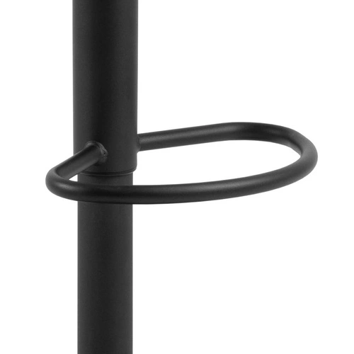 Barová židle Grace tmavě šedý samet s opěrkou a područkami, výškově nastavitelná do kuchyně Actona