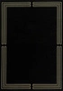 Koberec Royal Black 200x300 Art deco